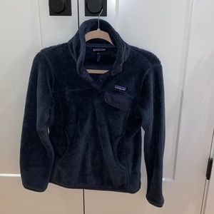 navy blue kids patagonia sweater